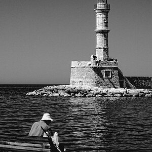 Hafen von Chaniá, Kreta (Scan)