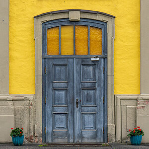 Gelb und Blau