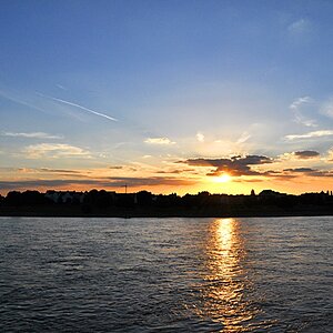 Am Rhein in Düsseldorf