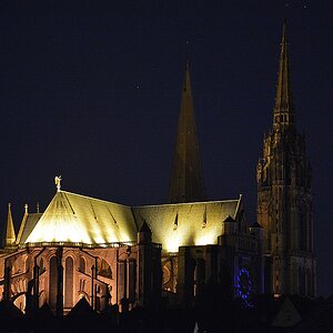 Abend bei der Kathedrale