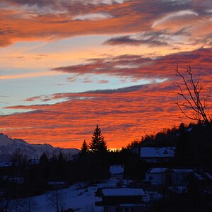 Der Himmel so rot