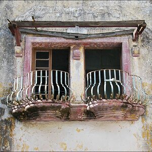 Rhódos Éleusa Gouverneurspalast Balkon