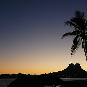 San Carlos (Mexiko) nach dem Sonnenuntergang