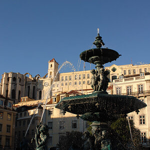 Morgenstimmung auf der Rossio