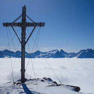 Gipfelkreuz Schindlergrat