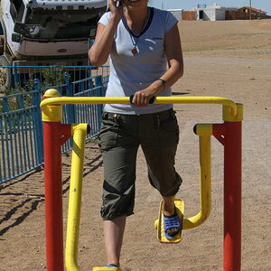 Mitten in der Wüste Gobi ( Mongolei )