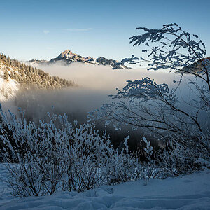 Wendelstein im Hintergrund
