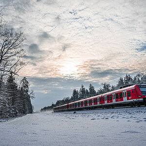 S-Bahn im Winter