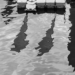 Hafenreflexion