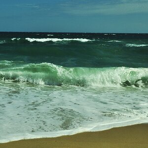 Les vagues. Die Wellen. Cote d'Azur
