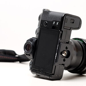 Fujifilm X-S10 mit Arcaplatte