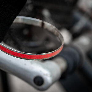 Hosenspange an Fahrradlenker