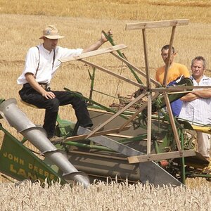 Dreschfest Dühren - der gute alte John Deere...