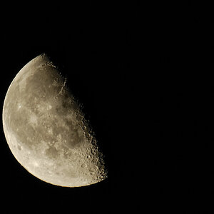 Mond am 13. August 2009