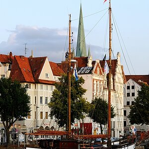 Schiff in Vollansicht