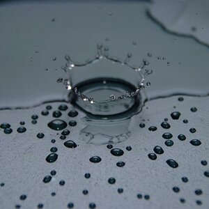 Wassertropfen Versuch