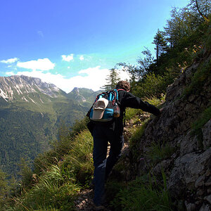 Aufstieg kl.Pal, Landsturmweg