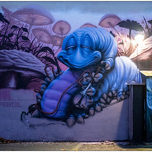 119 Graffiti – Agnes im Wunderland (in progress)