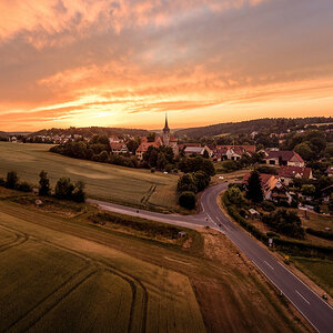 Village after Sunset