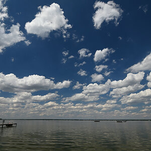Wolken überm Steinhuder Meer