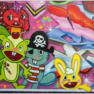 315 Neues Graffiti an der Veloroute I