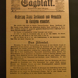 Der Auslöser zum 1. Weltkrieg