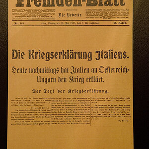 Kriegserklärung Italiens
