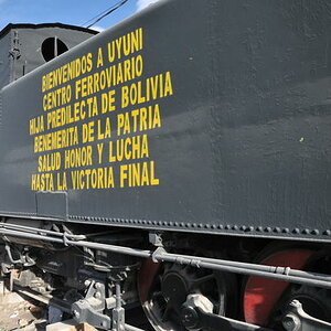Uyuni Bolivien
Eisenbahndenkmal in der Stadt