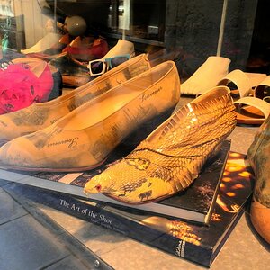 Schlangenlederschuh