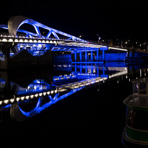 New Johnson Street Bridge in Victorya British Columbia