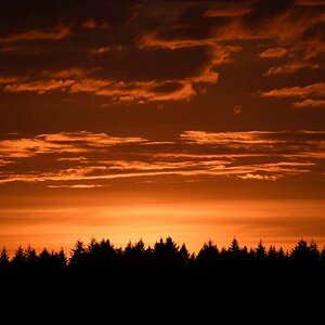 Sonnenuntergang mit Wolken 4