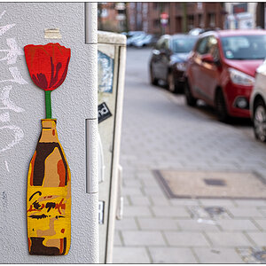 042 Kieler Streetart zum Valentinstag (mit dem ich nichts am Hut habe)