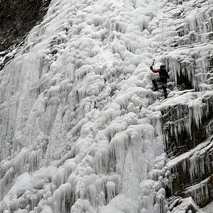 Wasserfall im Witer