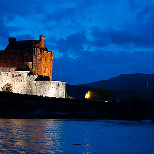 Eileen Donan Castle bei Nacht (neu)