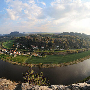 Bastei Elbbogen bei Rathenau  2008 04 17