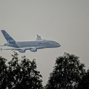 A380 in der Wahner Heide gesichtet