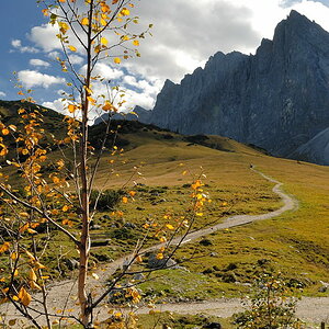 20091007 125422 Karwendel, Weg zur Falkenhuette