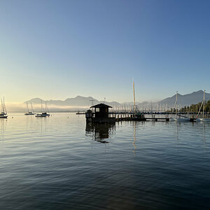 Chiemsee am Morgen
