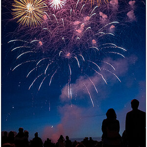 Best of 2023 III: Kieler Woche – Feuerwerk auf dem Nordmarksportfeld V © 2023 Sabine Lommatzsch