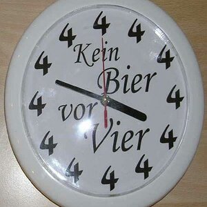 kein bier vor vier