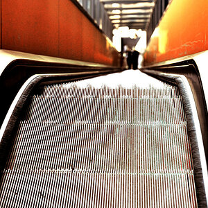 Rolltreppe Zeche Zollverein - 10/2009 -