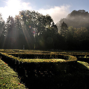 Hellbrunn Salzburg - Sonnenstrahlen