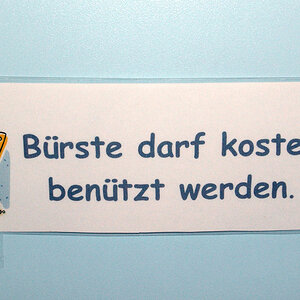 WC-Inschrift Seilbahnstation Zugspitzarena