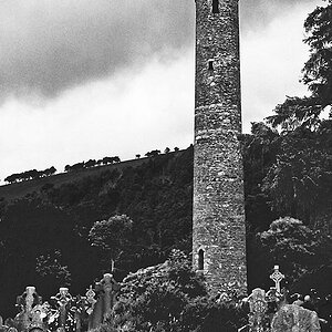 glendalough round tower