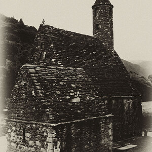 glendalough church