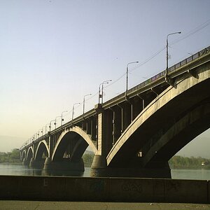 Brücke über Jenissej