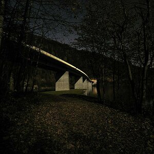 Brücke über den Sylvensteinspeicher