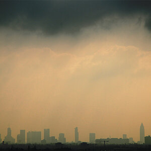 Frankfurt im Morgennebel