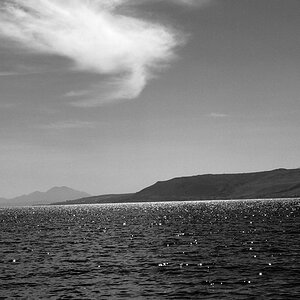 Weise Wolken und Kreta