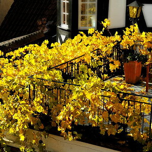 Gelber Balkon